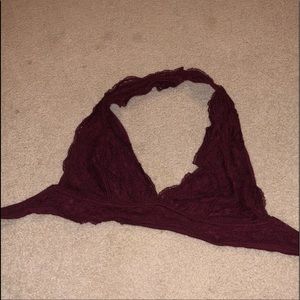 Red Urban outfitters bralette